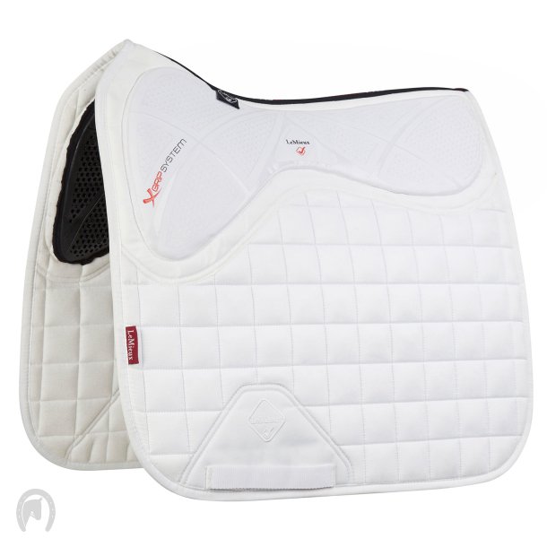 Lemieux X-grip Twin Dressage Underlag Hvid