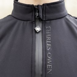 Charles Owen Eclipse Rygbeskytter Sort