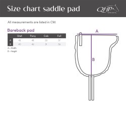 QHP Bareback Pad Super Soft Sort