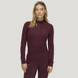 Tommy Hilfiger AW26/27 Cady Tr�nings Top Burgundy