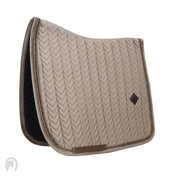 Kentucky Velvet Pearls Dressage Underlag Beige