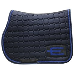 Equiline Octagon Underlag E-Logo Blue/Glitter black/Glitter Blue