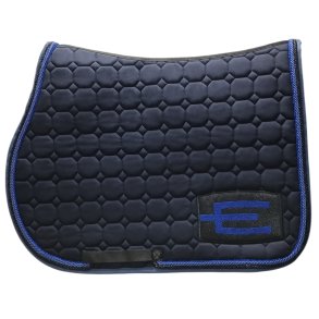Equiline Octagon Underlag E-Logo Blue/Glitter black/Glitter Blue