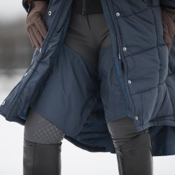 Horse Life Bonita Lang Brne Vinterjakke Navy