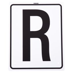 BR Premiere Tillgsbogstaver til 20x60 Plastikskilte