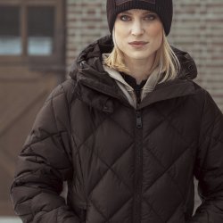 Pikeur AW26/27 Quiltdiamond Lang Vinterjakke Chocolate Brown