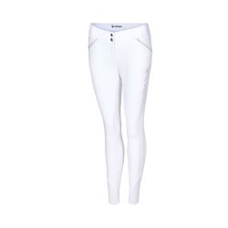 Catago MS Emily Fuldgrip Ridebukser Hvid