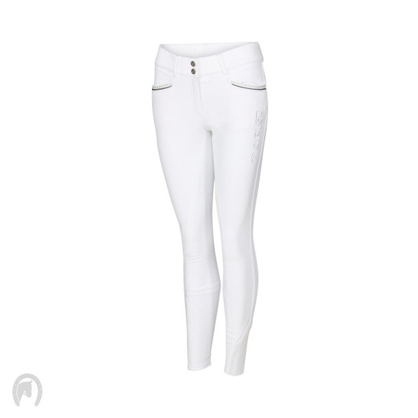 Catago Olivia Softshell Vinter Ridebukser Kngrip Hvid
