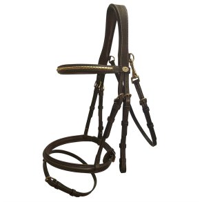 Dyon Working Clincher Trense Snap Hooks Brun m. Messingspnder