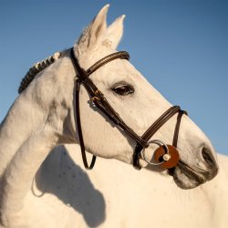 Dyon Working Clincher Trense Snap Hooks Brun m. Messingspnder