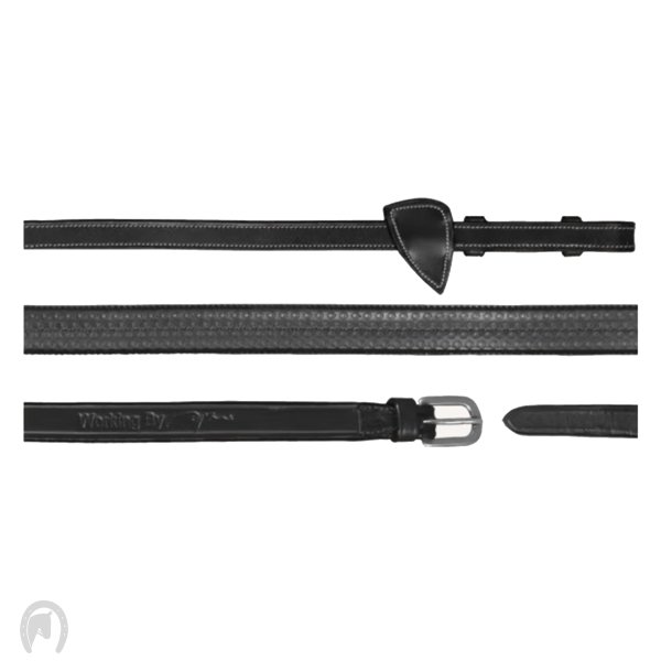 Dy�on Working Gummit�jle 16mm Sort m. S�lvsp�nder