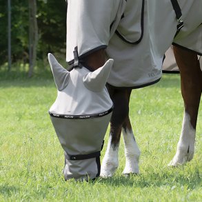 Equiline Lemon Mask Insektmaske m. B�jle Sort/Gr�