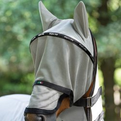 Equiline Lemon Mask Insektmaske m. B�jle Sort/Gr�