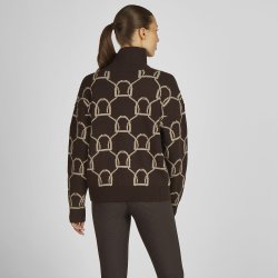 Eskadron Heritage 25/26 Knit Jumper Black Truffle/Beige