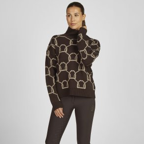 Eskadron Heritage 25/26 Knit Jumper Black Truffle/Beige