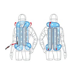 Hit-Air Airbagvest H2 Model m. Rygpaneler