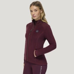Tommy Hilfiger AW26/27 Elmonte Fleece Jakke Burgundy