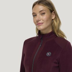 Tommy Hilfiger AW26/27 Elmonte Fleece Jakke Burgundy