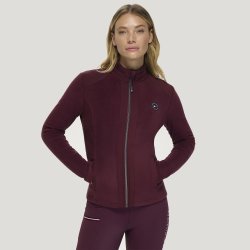 Tommy Hilfiger AW26/27 Elmonte Fleece Jakke Burgundy