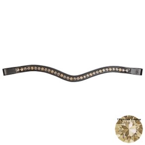 OS Pandebnd XL 8mm goldenshadow Sort str. Fl