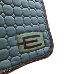 Equiline Octagon Underlag E-Logo Gr�n/Glitter black/gr�n