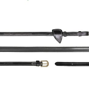 Dyon Gummitjle D Collection 13mm Sort m. Messingspnder