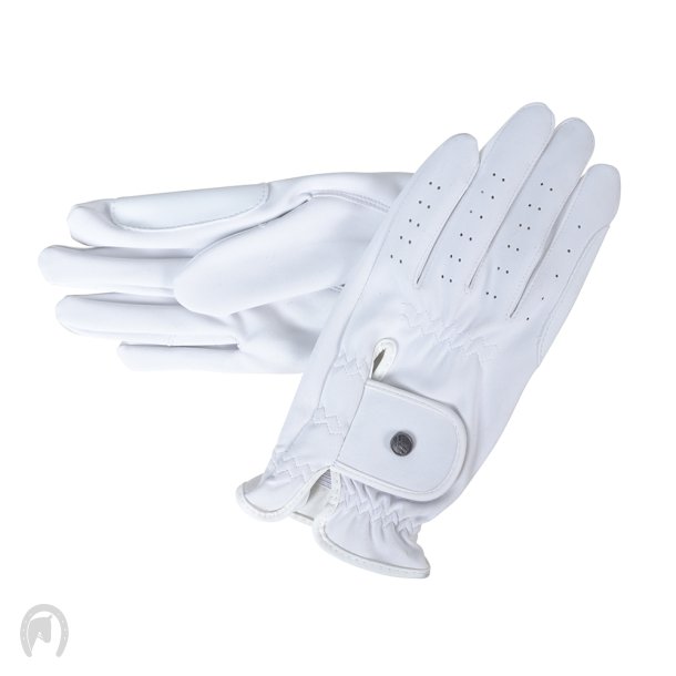 Hansbo Sport Ridehandsker Hvid M