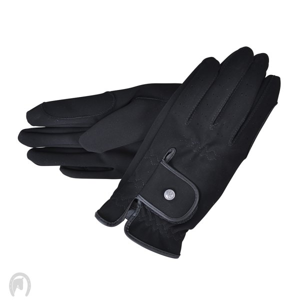 Hansbo Sport Ridehandsker Sort