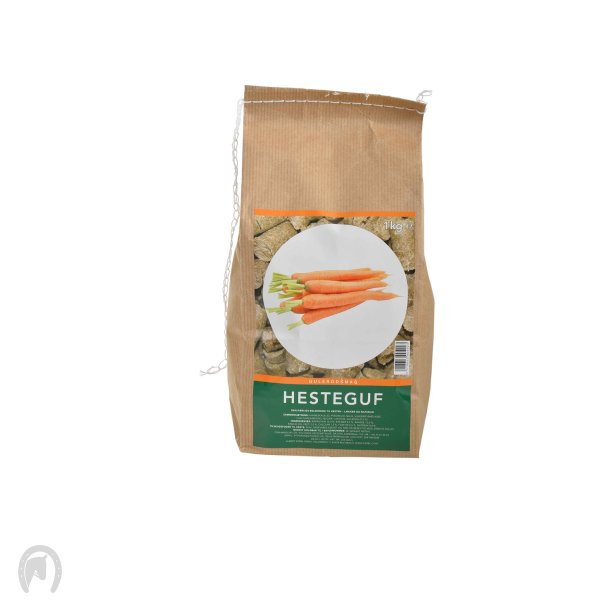 Hesteguf 1kg Gulerod