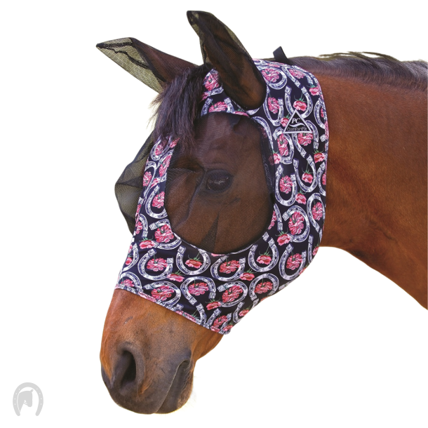 Professionals Choice Comfort Fit Fly Mask - Horseshoe