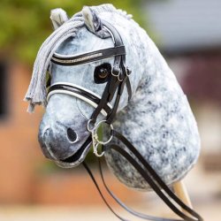 LeMieux Mini Pony Kandar Sort m. Hvid Foring