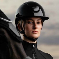 LeMieux Verv Ridehjelm Glossy Sort
