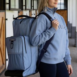 LeMieux SS26 St�vletaske m. Hjelmopbevaring Powder Blue