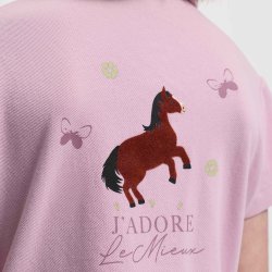 LeMieux SS26 Mini Polo Shirt Fondant