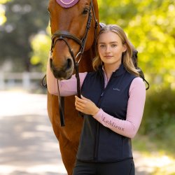 LeMieux SS26 Pamela Gilet Vest Navy