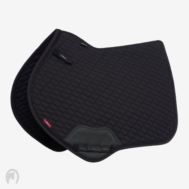 LeMieux Brilliance Close Contact Square Spring Underlag Sort
