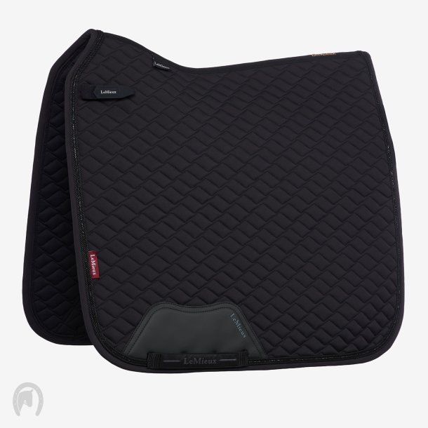 LeMieux Brilliance Square Dressur Underlag Sort