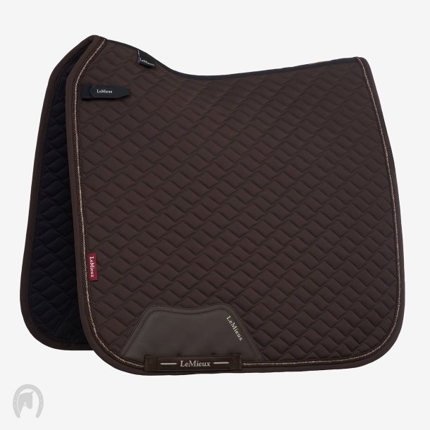 LeMieux Brilliance Square Dressur Underlag Espresso
