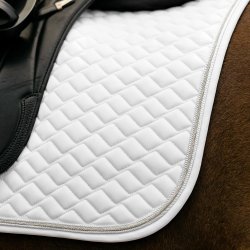 LeMieux Brilliance Square Dressur Underlag Hvid