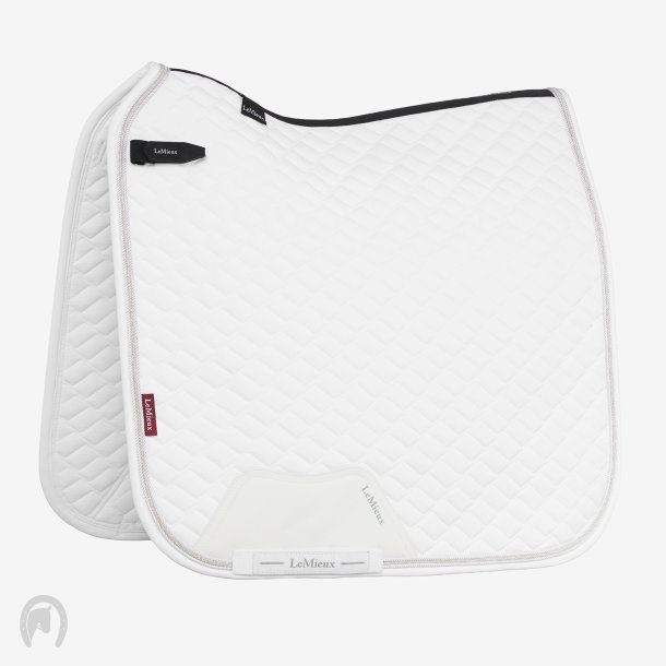 LeMieux Brilliance Square Dressur Underlag Hvid