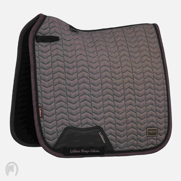 LeMieux Heritage Herringbone Dressur Underlag Cocoa