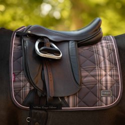 LeMieux Heritage Check Dressur Underlag Cocoa 