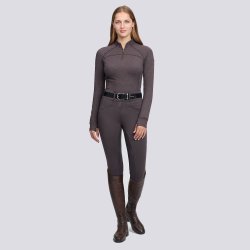 LeMieux AW26/27 Heritage Herringbone Baselayer Cocoa