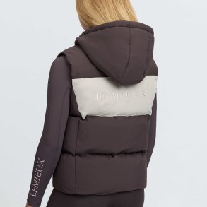 LeMieux Young Rider Joey Hodded Gilet Vest Cocoa