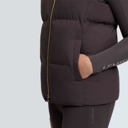 LeMieux Young Rider Joey Hodded Gilet Vest Cocoa