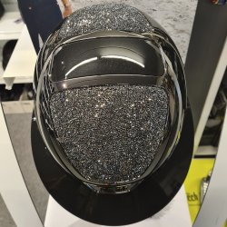 KASK Star Lady VG11 Pure Shine Black - Crystal Swarovski Midtnight Antracite