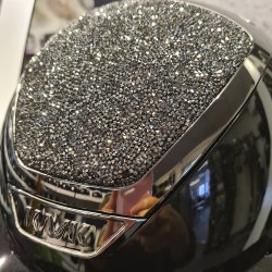 KASK Star Lady VG11 Pure Shine Black - Crystal Swarovski Midtnight Antracite