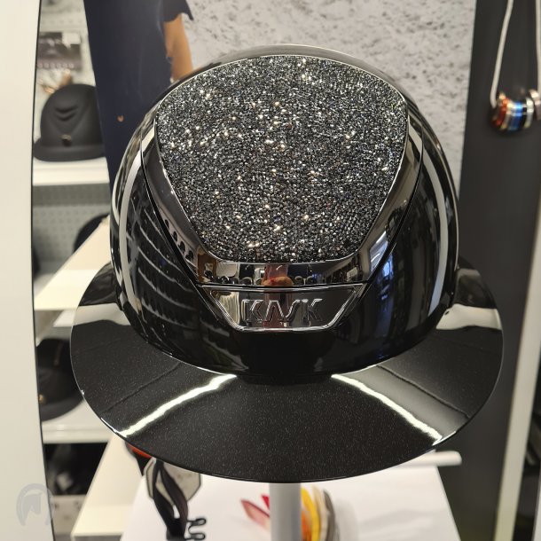 KASK Star Lady VG11 Pure Shine Black - Crystal Swarovski Midtnight Antracite