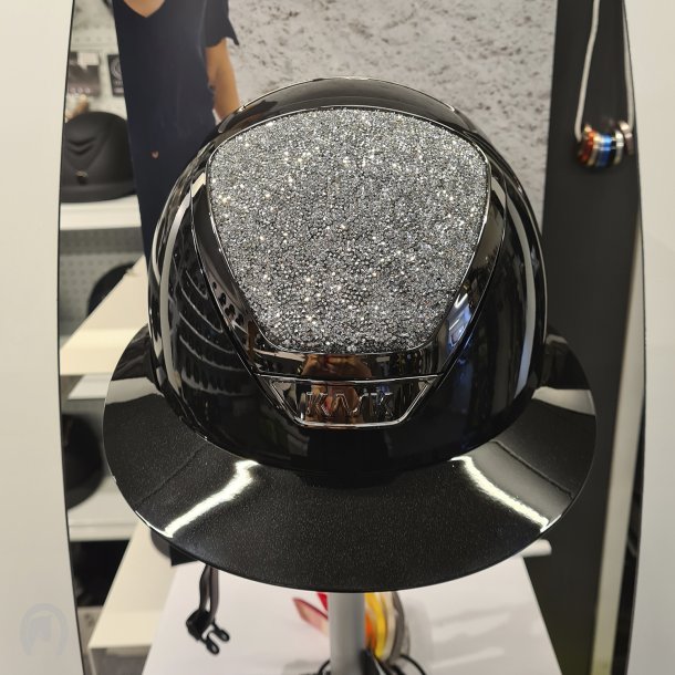 KASK Star Lady VG11 Pure Shine Black - Crystal Swarovski Midtnight Silver