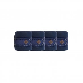Kentucky Pearls Fleecebandager Navy- 4stk